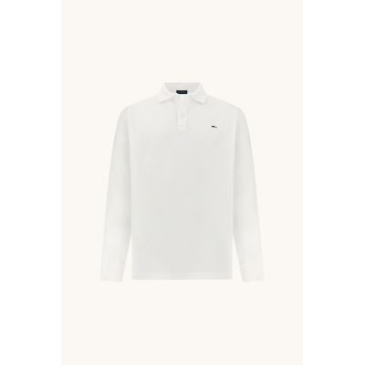 4. Men's cotton polo shirt Paul&Shark white 99311003-10 - classic, elegant