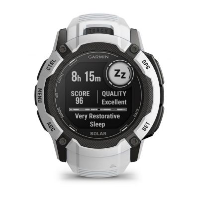 10. Garmin Instinct 2X Solar Whitestone Watch