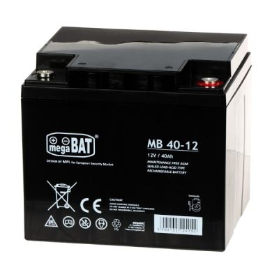 2. 12V/40AH-MB megaBAT battery