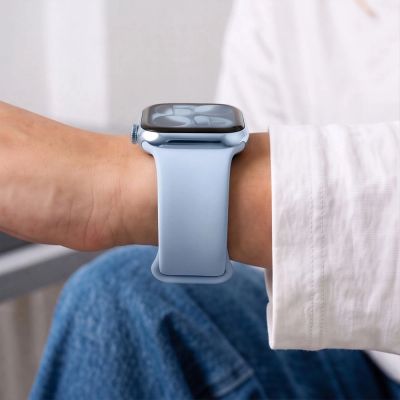 6. Tech-Protect Silicone strap for Apple Watch 40 / 41 / 42 mm - light blue