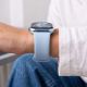 6. Tech-Protect Silicone strap for Apple Watch 40 / 41 / 42 mm - light blue