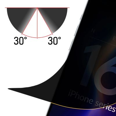 2. Privacy Film 3mk Silky Matt Privacy for iPhone 16