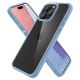 3. Spigen Crystal Hybrid Case for iPhone 15 Pro Max - Clear Blue
