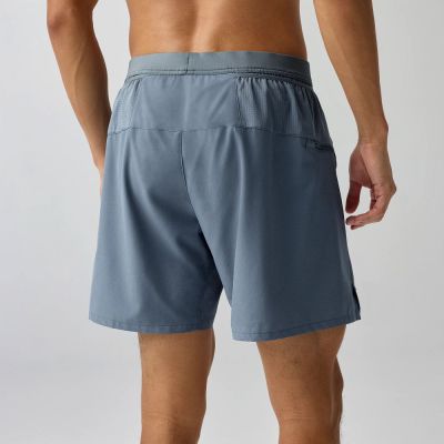 4. Men's Journey 7″ 2-in-1 Short Running Shorts Gray