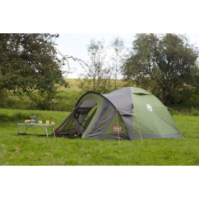 3. Coleman Darwin 3 Plus 3-Person Tent Green - Gray