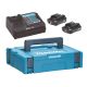 MAKITA POWER SUPPLY KIT 12V 2x2.0Ah (BL1021Bx2+DC10SB) MAKPAC