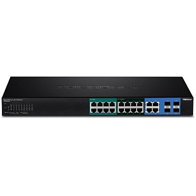 2. TRENDnet Switch 20-port Gbit UPoE 370W Web Smart 19"