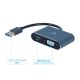 2. I/O ADAPTER USB3 TO HDMI/VGA/GRAY A-USB3-HDMIVGA-01 GEMBIRD