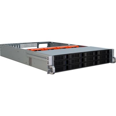 2. Inter-Tech IPC 2U-2412 Rack Black, Silver