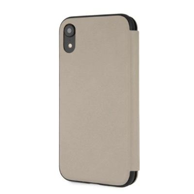5. BMW Logo Imprint iPhone Xr Case - Beige