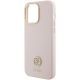 6. Guess Silicone Logo Strass 4G Case for iPhone 15 Pro Max - Pink