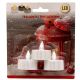6. SET OF 3 LED TEA LIGHT CANDLES WITH GLITTER