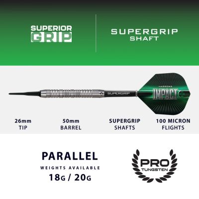 3. Harrows IMPACT 70% soft tip darts