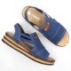 8. Comfortable Rieker W RKR684 jeans platform sandals