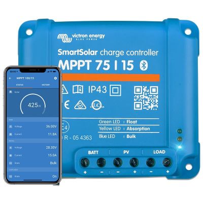 2. Victron Energy SmartSolar MPPT 75/15 charge controller