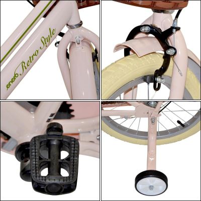 11. CHILDREN'S BIKE 18 RETRO STYLE PINK ENERO
