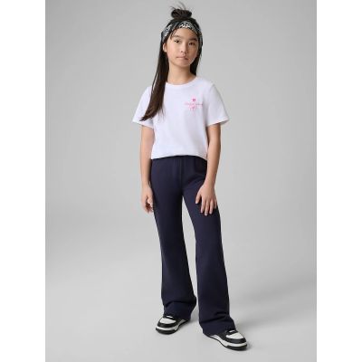 4. Girls' sweatpants with flared legs 4F 4FJRSS26TTIGF327-31S