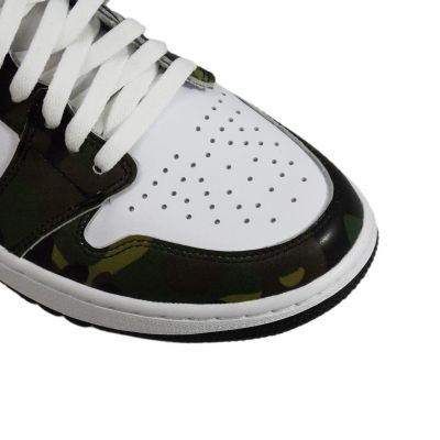 5. Air Jordan 1 High Golf Camo Men's Sneakers - DQ0660-300