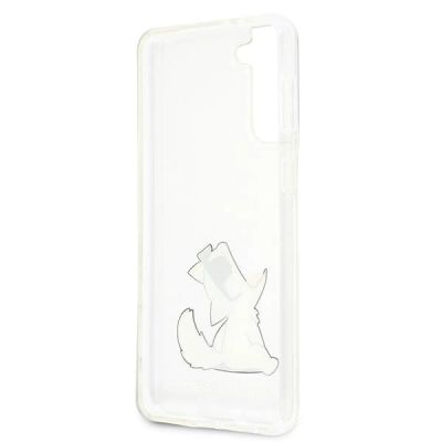 7. Karl Lagerfeld Choupette Fun Case for Samsung Galaxy S21+ - Transparent