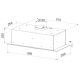 2. MAAN Ares 60 Soft Touch black cooker hood
