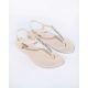 3. Ipanema Sandal Class women's beige flip-flop sandals with rhinestones