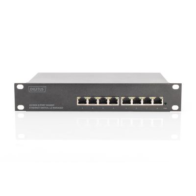 17. Layer 2 managed network switch 10" 8xRJ45 10/100/1000 Mb/s