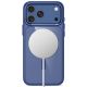 4. Tech-Protect Magmat Magsafe CC Case for iPhone 17 Pro Max / 18 Pro Max - Transparent Navy Blue