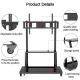 16. TECHLY MOBILE TV STAND LED/LCD/PDP 55-100 INCHES 150KG WITH SHELF ICA-TR30
