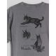 6. Women's loose T-shirt with print 4F 4FKAW26TTSHF4506-26S