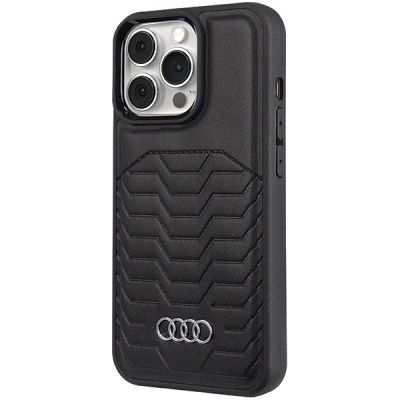 6. Audi Synthetic Leather case with MagSafe for iPhone 13 Pro / 13 - black