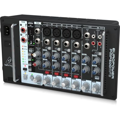 3. Behringer PMP500MP3 8-Channel Audio Mixer Black