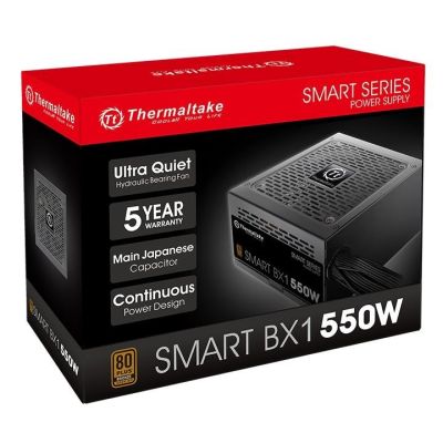 6. Thermaltake Smart BX1 PS-SPD-0550NNSABE-1 Power Supply (550W; Active; 120mm)