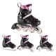 8. NH10905 4in1 PINK LED SIZE S(31-34) ROLLER SKATES WITH DIMENSIONAL HOCKEY BLADE NILS EXTREME
