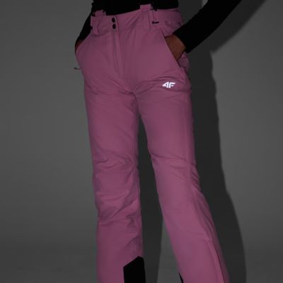 9. Women's ski pants 4F FNK F1157 pink 4FWAW25TFTRF1157 54S