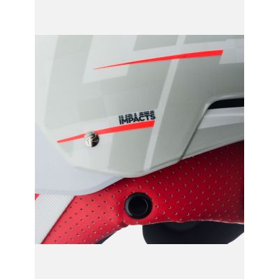 4. ROSSIGNOL HERO Slalom Impacts Ski Helmet, White, with Chin Guard