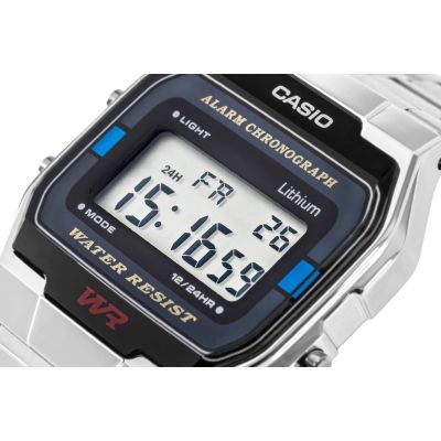 12. CASIO A163WA-1QES Unisex Watch + BOX
