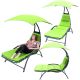 BERGAMO DECHAIR WITH UMBRELLA 200x125x180CM LIME