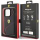 8. Ferrari Twist Metal Logo case for iPhone 15 Pro - black
