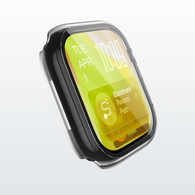 8. AmazingThing Radix Glass Screen Protector with Case for Apple Watch Series 11 42mm - Clear