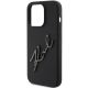 6. Karl Lagerfeld Silicone Karl Script case for iPhone 15 Pro - black