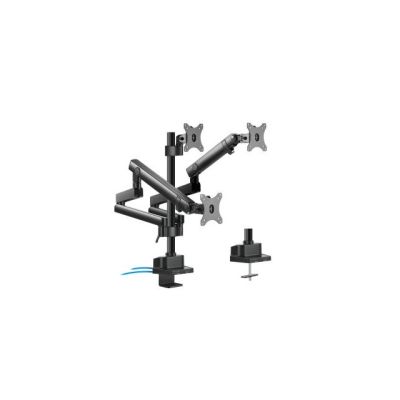 2. Maclean MC-811 desk mount for 3 monitors (desktop; 17" - 27"; max. 20kg)