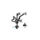2. Maclean MC-811 desk mount for 3 monitors (desktop; 17" - 27"; max. 20kg)