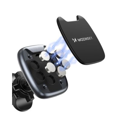 4. Wozinsky WUMTK Magnetic Phone Holder for Car Air Vent - Black