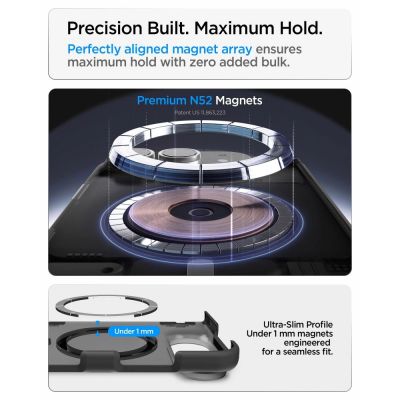 11. Spigen Ultra Hybrid Pro MagSafe Case for iPhone Duo - Black