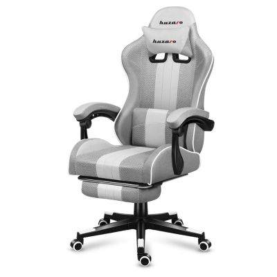 41. Huzaro Force 4.7 White Mesh Gaming Chair