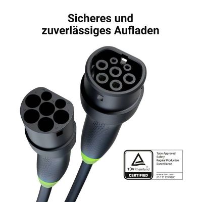 4. Green Cell GC Snap Type 2 EV cable 11kw 5m