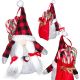28. DECORATIVE SANTA CLAUS WITH GIFT BAG 20CM GIRL
