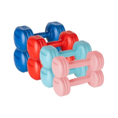 Bituminous dumbbell set 20kg (2x1kg + 2x2kg + 2x3kg + 2x4kg), REBEL ACTIVE