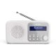 6. Sharp DR-P420 DR-P420WHP Portable Radio White