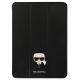 Karl Lagerfeld Saffiano Karl Head Book Cover for iPad Pro 11" - Black